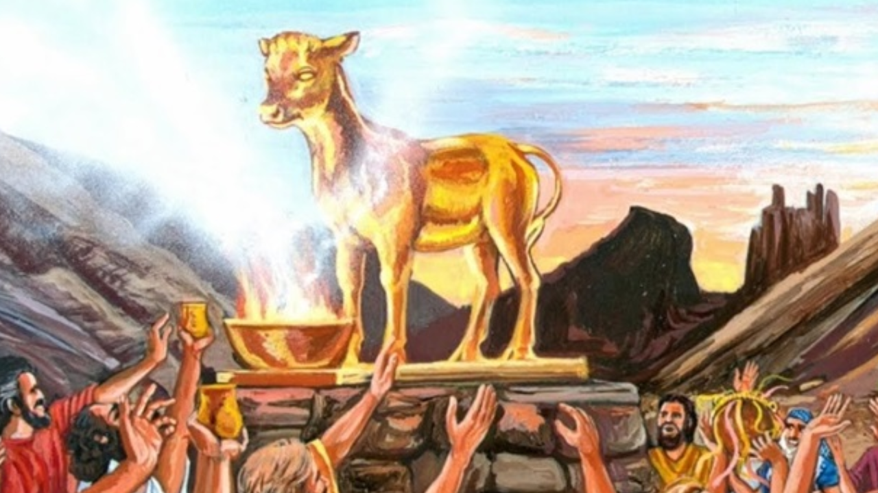 Samiri menyuruh kaum nabi musa as dan nabi harun as menyembah